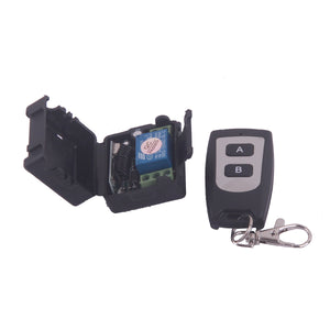ZnDiy-BRY 12V 1CH Waterproof 2-Button Wireless Remote Control Switch