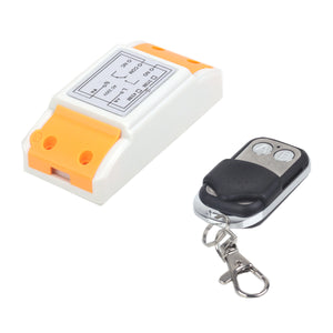 ZnDiy-BRY 220V 1CH Two Keys Metal Remote Control Switch