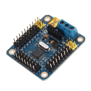 16-CH Servo Motor Control Driver Board for Arduino - Blue + Black