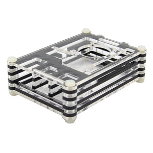 Acrylic Rainbow Case for Raspberry Pi 2 Model B & B+ - Transparent