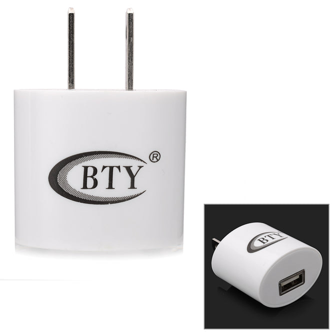 BTY-M506 USB AC Power Adapter - White (US Plugs)