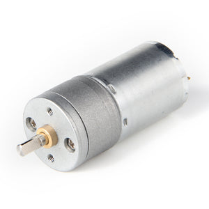 25GA 25mm 12V 300RPM High Torque DC Gear Box Motor - Grey