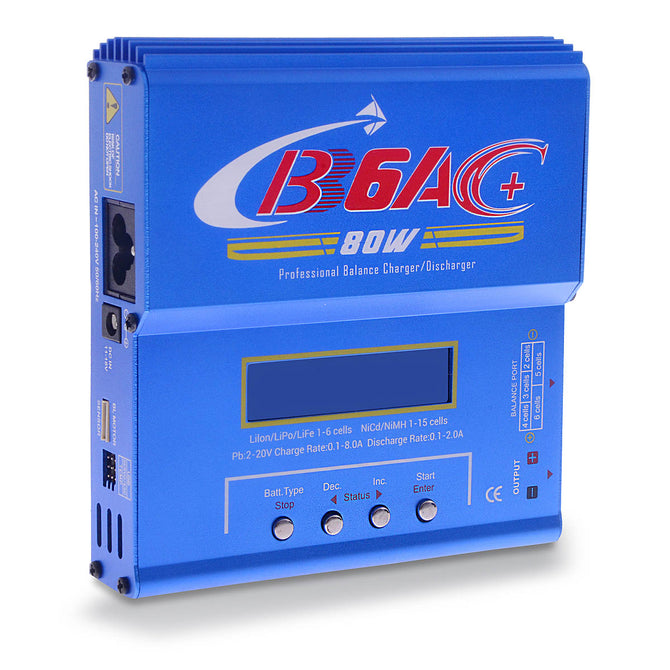 B6AC Updated 2.5" 80W Battery Balanced Charger (EU Plug)