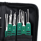 High Quality Klom Set Hook Lock Pick Set ( 31PCS) Green + Silver