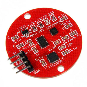 Geeetech 9DOF ITG3200 ADXL345 HMC5883L Sensor Breakout Module - Red