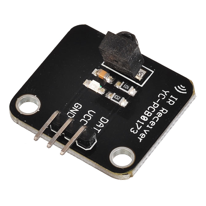 DIY Electronic Building Block IR Receiver Sensor Module - Black