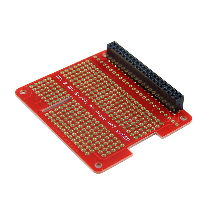 DIY Proto HAT Shield for Raspberry Pi 2 / B+ / A+ - Red