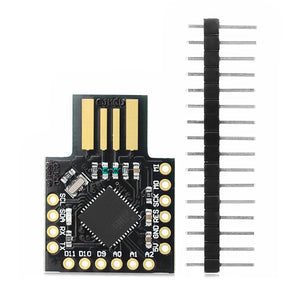 Tiny USB ATMEGA32U4 Development Board compatible Arduino - Black