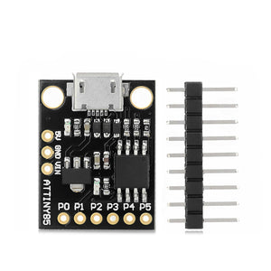 Mini Universal ATTINY85 Development Board for Arduino - Black