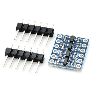 4-Channel 3.3V / 5V Logic Level Converter Module - Dark Blue