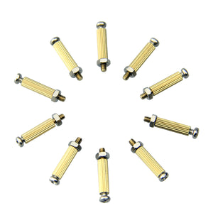 DIY 11mm Brass Cylinder + Screw + Nut Kits for Raspberry Pi
