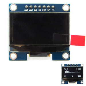 1.3" 128x64 SPI Interface White OLED Module for Arduino / RPi / STM32