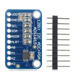ADS1015 12-bit Precision Analog Digital Coverter ADC Development Board