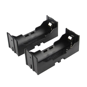 1-Slot 26650 Battery Holder w/ Pins - Black (2PCS)