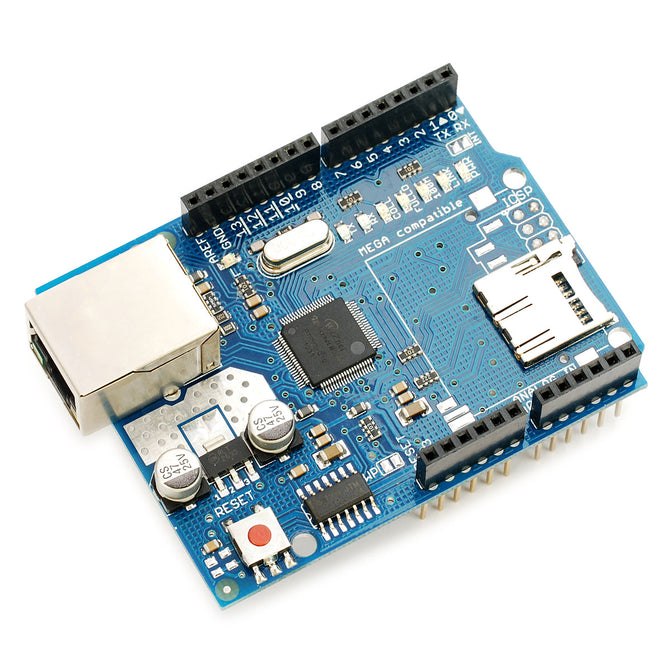 Ethernet Shield with Wiznet W5100 Ethernet Chip / TF Slot for Arduino