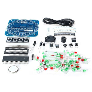 ZnDiy-BRY DS1302 51 MCU Learning Board LED Electronic Clock Kit