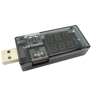 Dual LED Display USB Power Charger Current Voltage Tester USB Detector