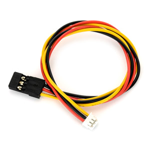 CCD FPV Camera Image Transmission OSD Connection Cable - Red + Yellow