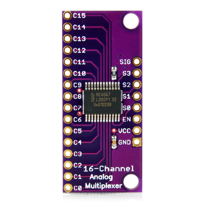 CD74HC4067 Analog / Digital MUX Breakout for Arduino
