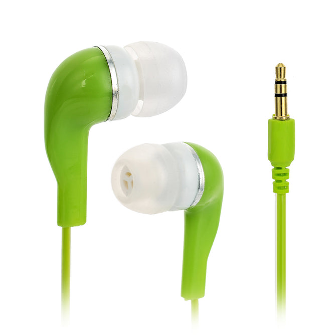 Crystal Cable In-Ear Earphone w/ 3.5mm Jack - Green (110cm)