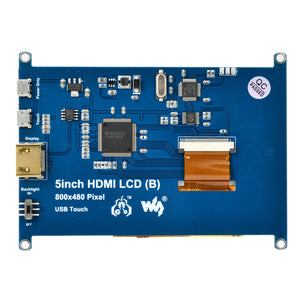Waveshare 5" LCD Monitor Display Module w/ HDMI for Raspberry Pi