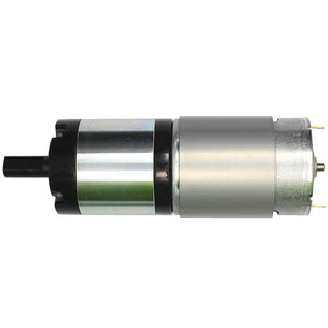 DC 12V 25RPM High Torque Mini DC Gear Motor - Black