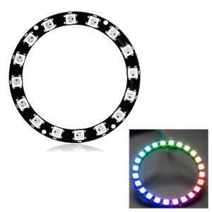 Duinopeak 68mm 16-Bit WS2812 5050 RGB LED Smart RGB Ring for Arduino
