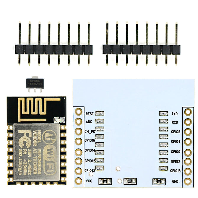 ESP-12E Wi-Fi Module + ESP8266 Transceiver Module for Arduino