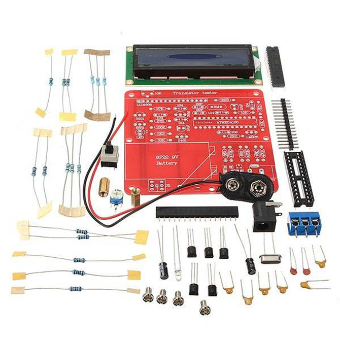 Meter Tester Kit for Capacitance ESR Inductance Resistor NPN PNP