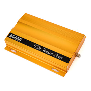 AT-980 2G/3G/4G Cell Phone Signal Repeater Amplifier Booster - Golden