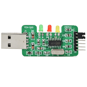 STC/STM32 CH340G Upgraded USB to TTL Downloader - Green
