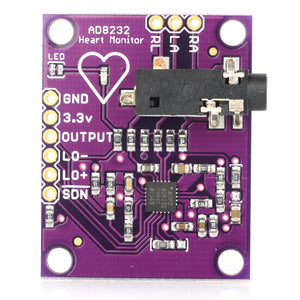 CJMCU-8232 AD8232 ECG Electrocardiogram Heart Pulse Measuring Module