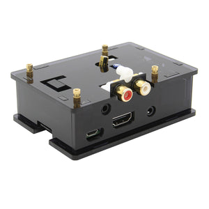 Protective Acrylic Case Shell for Hi-Fi Dac+ Sound Card - Black