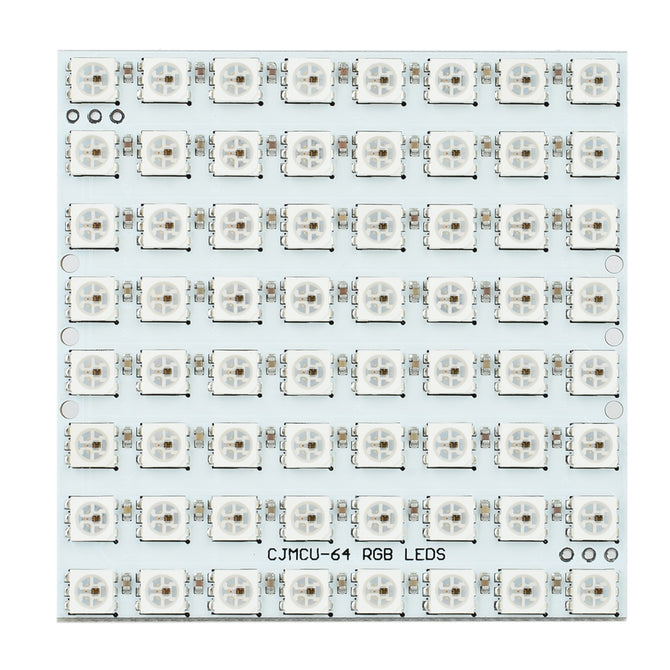 Square 8*8 64-Digit WS2812 5050 LED Development Board - White