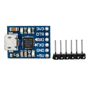 CJMCU CP2102 USB to TTL Serial Port UART STC Downloader - Blue
