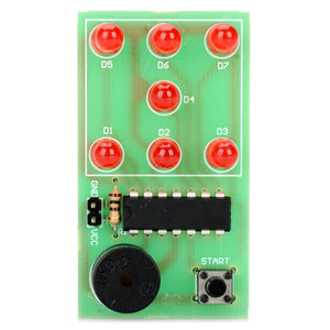 DIY LED Electronic Dice Module - Green + Red