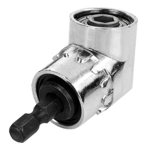 105 Degree Bent Electric Drill 1/4" Screwdriver Connecting Adapter