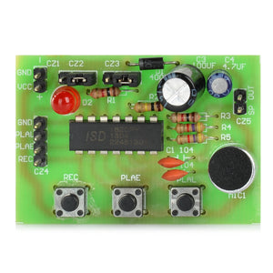 ISD1820 Sound Voice Recording Playback Module Board (DC 4~5V)