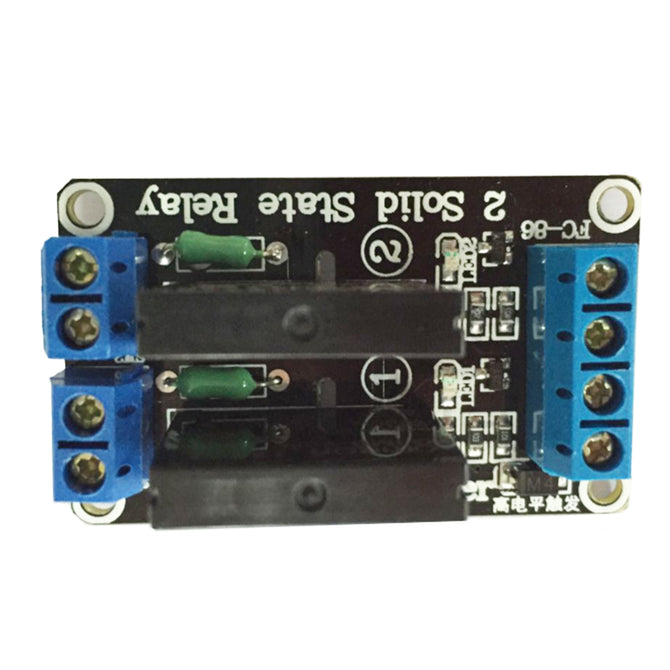 2-Channel 5V SSR Solid-State Relay High Level Trigger Perfect 240V 2A