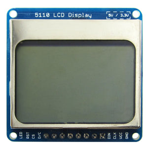 1.6" Nokia 5110 LCD Display Module w/ Blue Backlit for Arduino