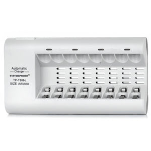 TANGSPOWER EU Plug 8-Slot NI-CD / NI-NH 1.2V AA / AAA Battery Charger