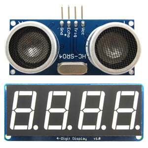 HC-SR04 Ultrasonic Distance Measuring + Display Module for Arduino