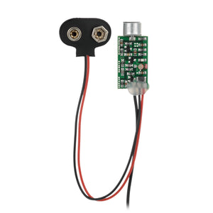 Mini Aluminium Alloy FM Transmitter - Black + Multi-Colored