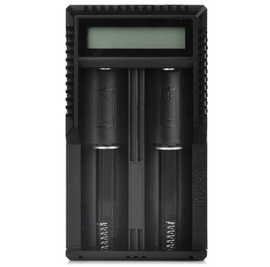 Cwxuan USB Battery Charger w/ 1.65" Screen - Black (5V / 0.5A)