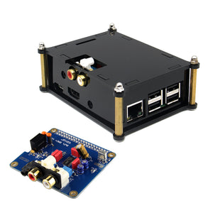 PiFi HIFI DAC+ Audio Card Pinboard + Case for Raspberry Pi 2
