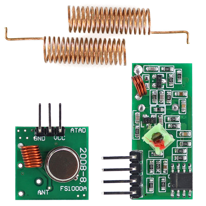 RF Transmitter Receiver Module 433MHz Wireless Link Kit for Arduino