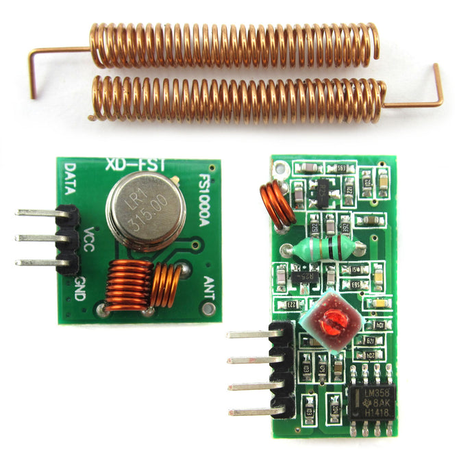 RF Transmitter Receiver Module 315MHz Wireless Link Kit for Arduino