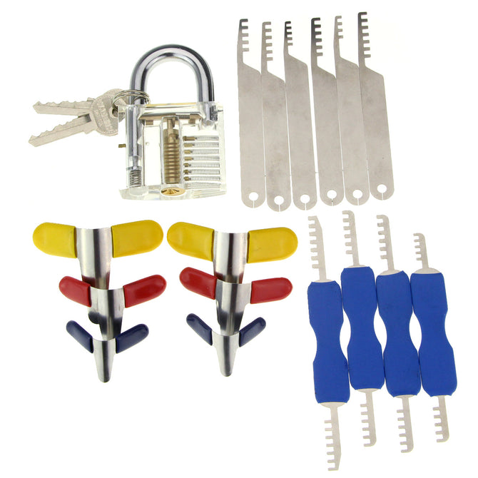 Practice Padlock + Lock Pick Set