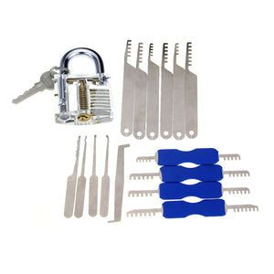 Slotted Practice Padlock Lock Picks Kit