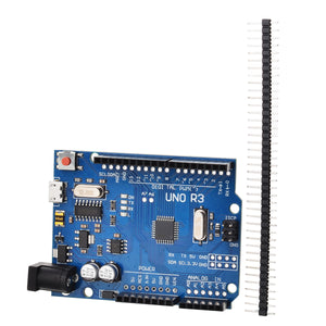 UNO R3 Micro USB Socket ATmega328P Board for Arduino - Blue + Black